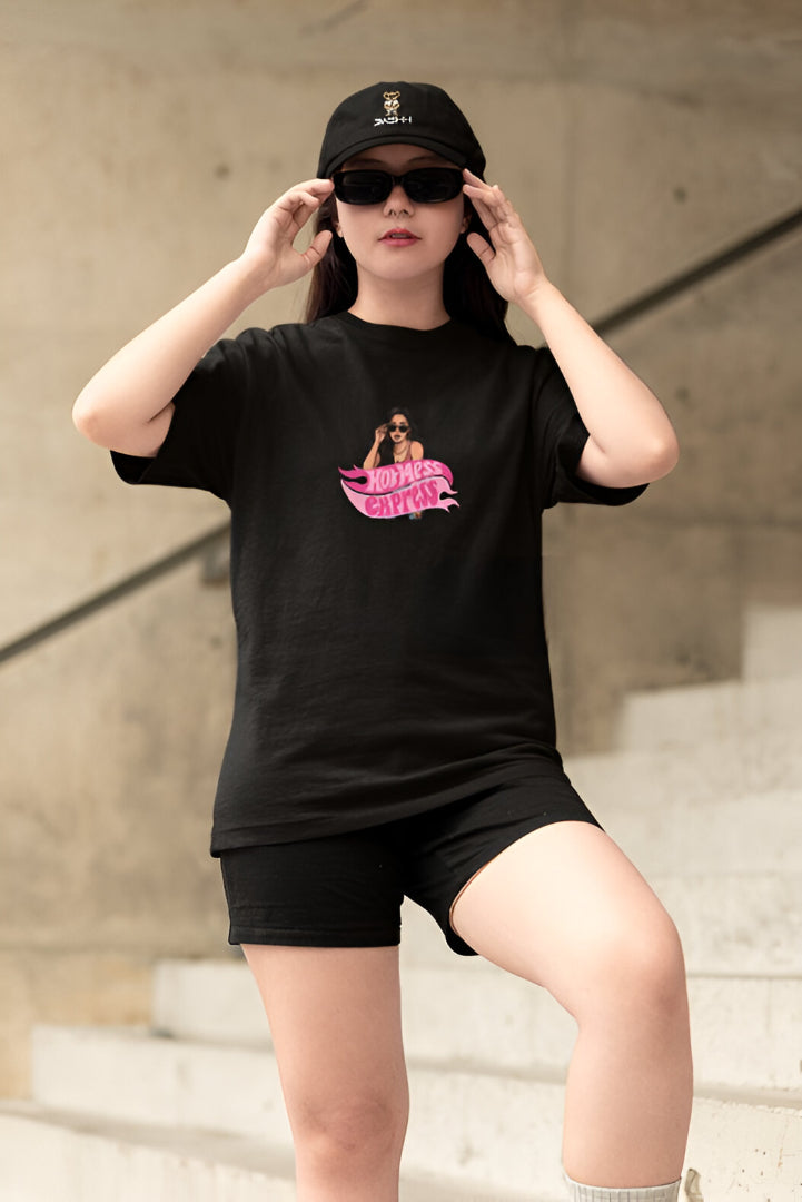 Hot Mess Female Oversized Tshirt