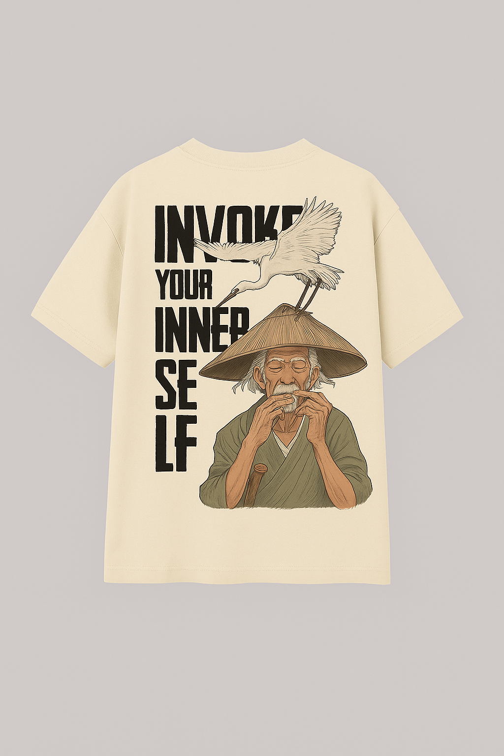 Meditating Samurai Oversized Tshirt