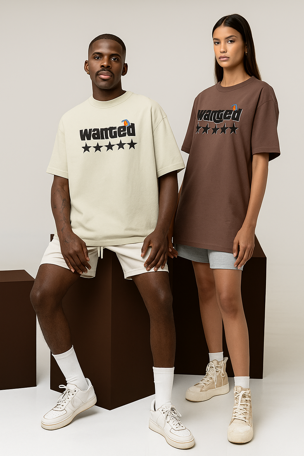 Wanted Oversized Unisex Tshirt