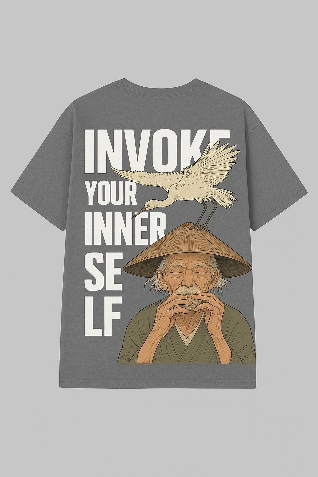 Meditating Samurai Oversized Tshirt