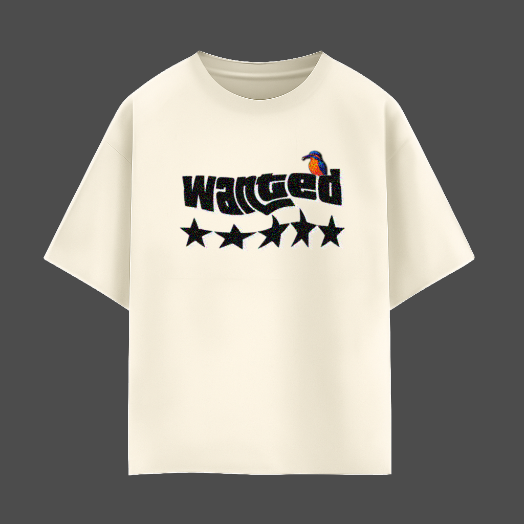 Wanted Oversized Unisex Tshirt