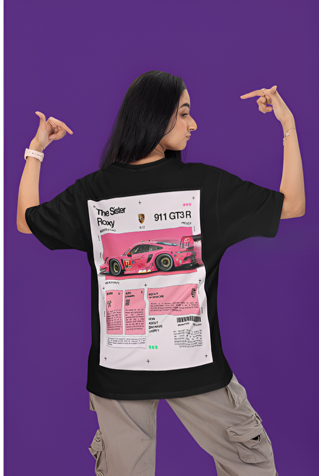 Hot Mess Female Oversized Tshirt